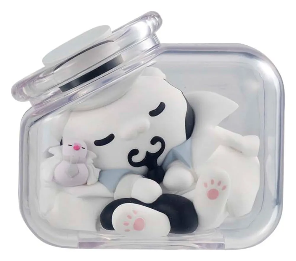 One Piece Mega Cat Project Mini Figures Good Night NyanPieceNyan! Ver. Luffy with rivals 6 cm Blind Box Assortment (8)